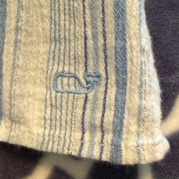 Vineyard Vines Blue and White Striped midi dress Spring Summer - Picture 9 of 9